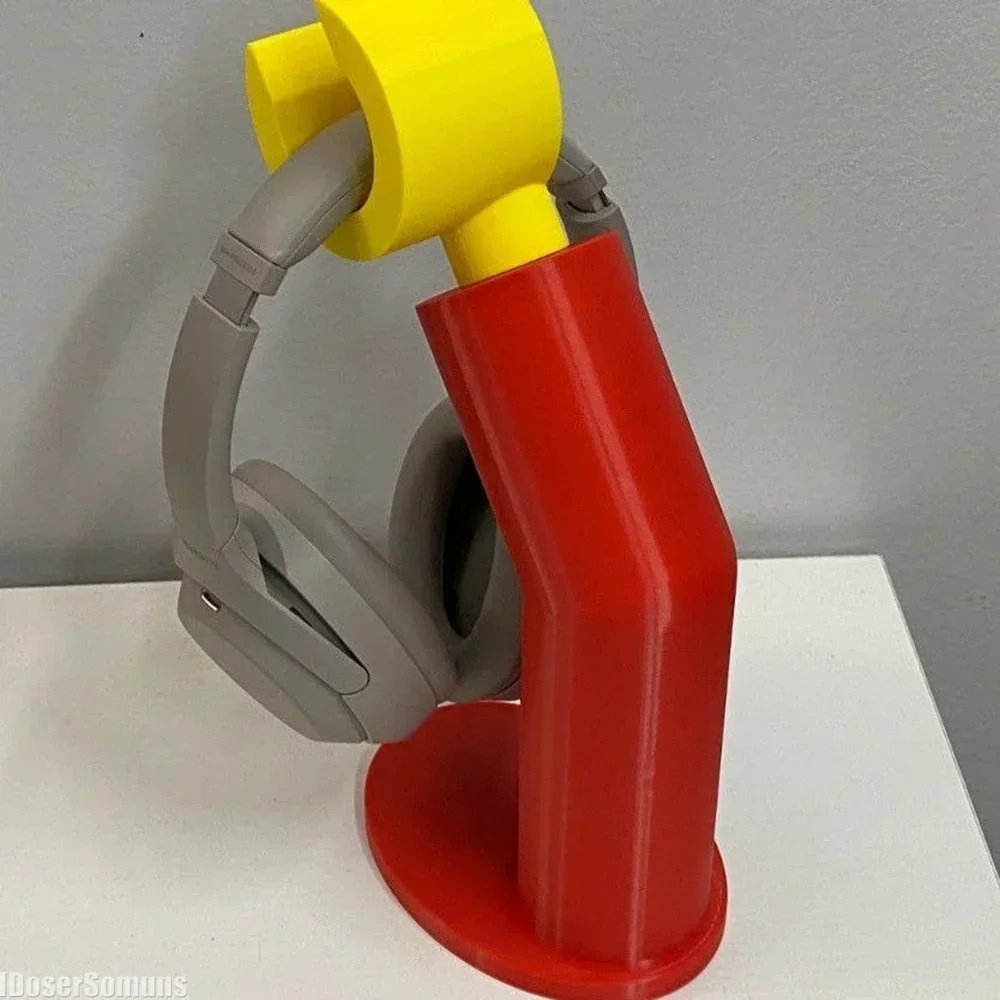 Cartoon Arm Shaped Headset Holder,Computer Headset Hanging Hand Model,3D Print Desktop Storage Hook Creative Game Accessories