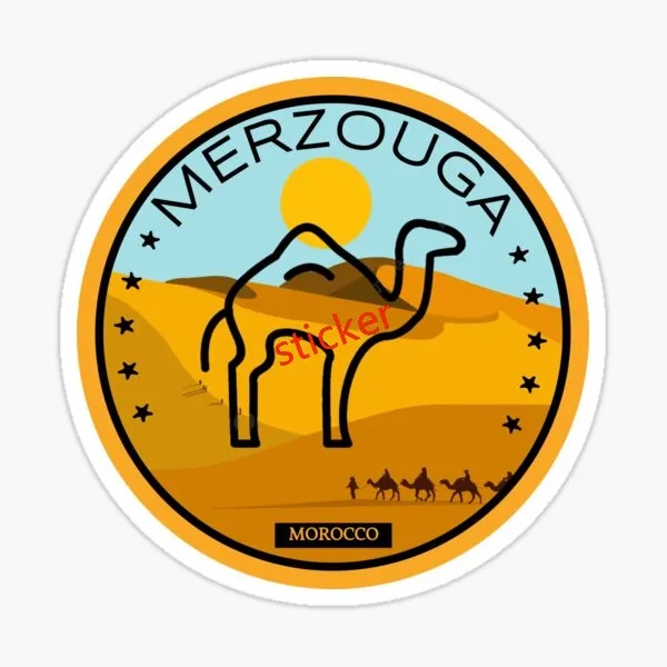 

Marrakech Morocco Travel Emblem Car Bumper Sticker Decal