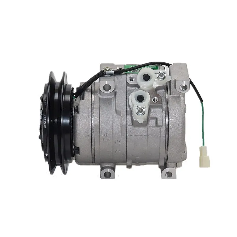 Suitable for sany 215/365/235-8-9 excavator air conditioning compressor 24V engineering car cold air pump