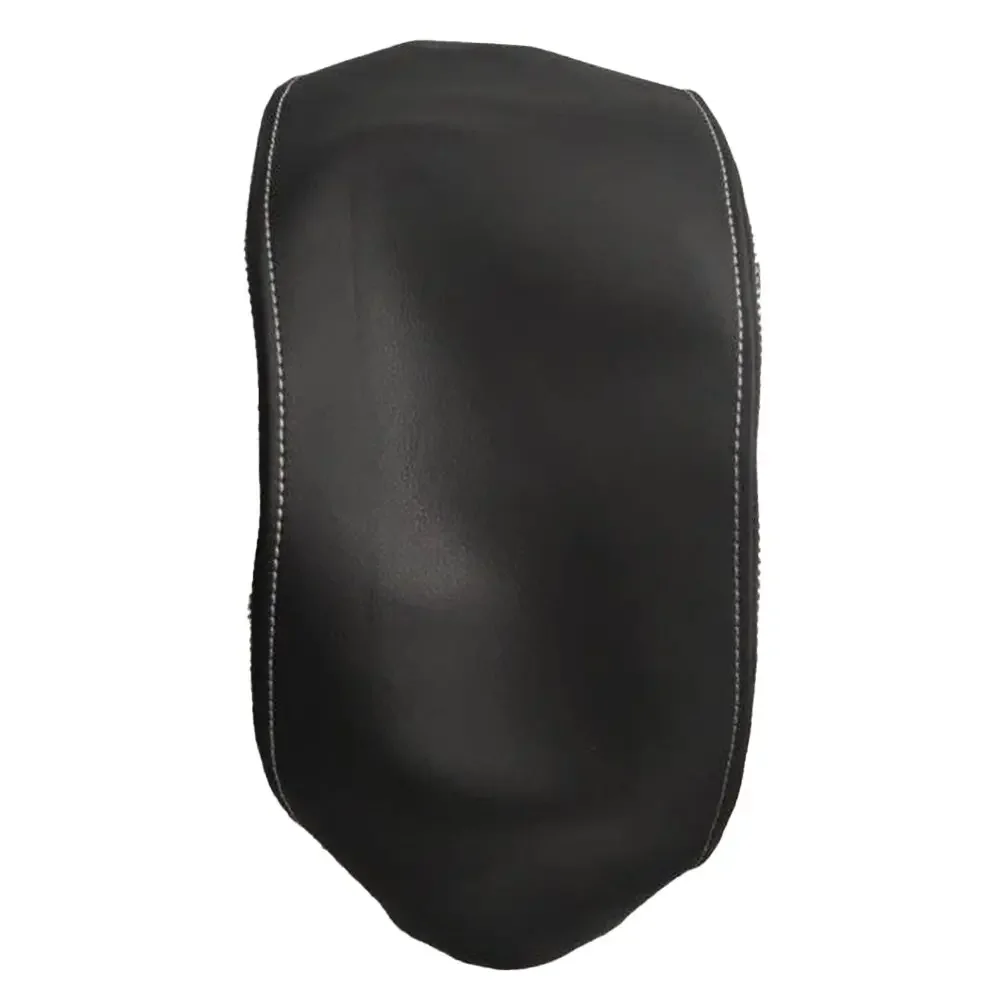 

No Need For Disassembly And Assembly Microfiber Leather Armrest Cover Black Leather Clear Texture Easy To Clean