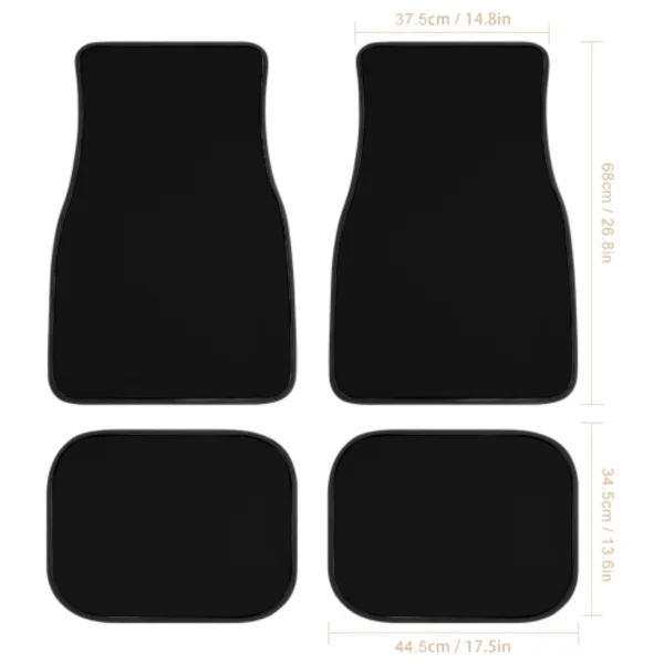 Colorful Candy Pattern Front And Back Car Mats 045109