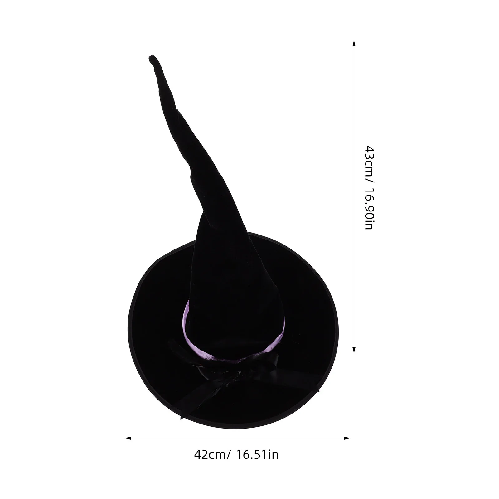 Chapeau de sorcière d'halloween, chapeau de magicien noir pour femmes et hommes, doux et confortable, Design complexe, accessoire de Costume de Cosplay