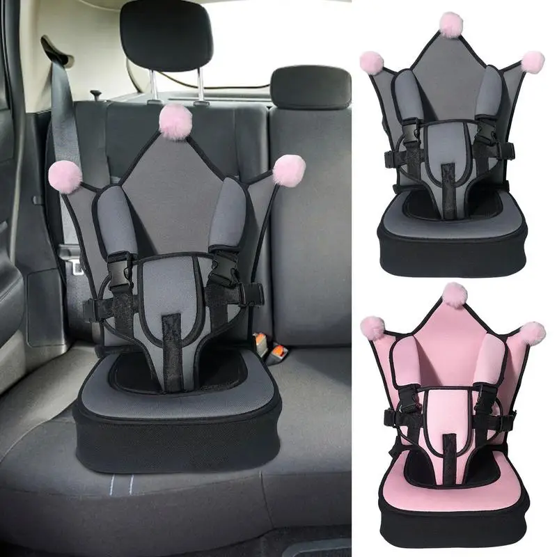 Child Safety Seat Mat Adjustable Chairs Mats Baby Car Seat Cushion Breathable Stroller Seat Pad Baby Safety Seat Fashion Mat Pad