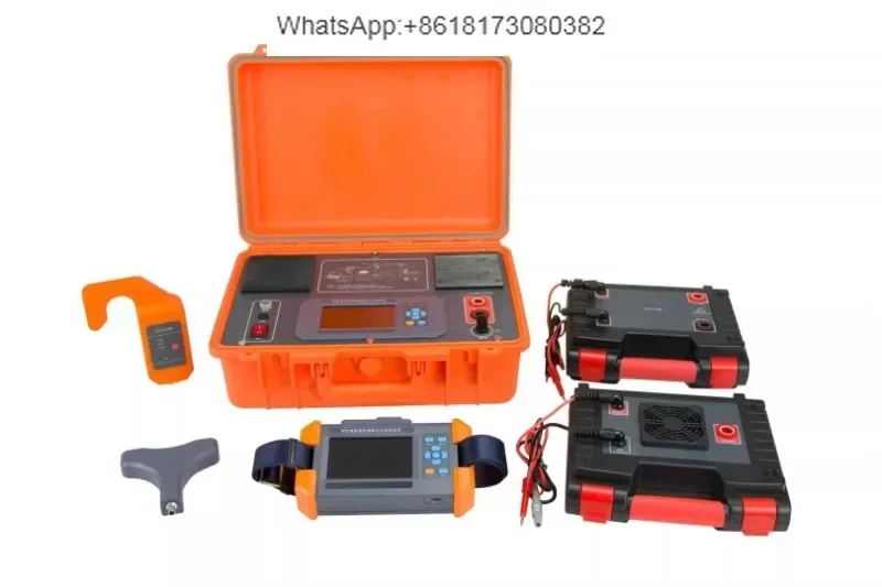 Grounding fault locator for overhead power lines and distribution network