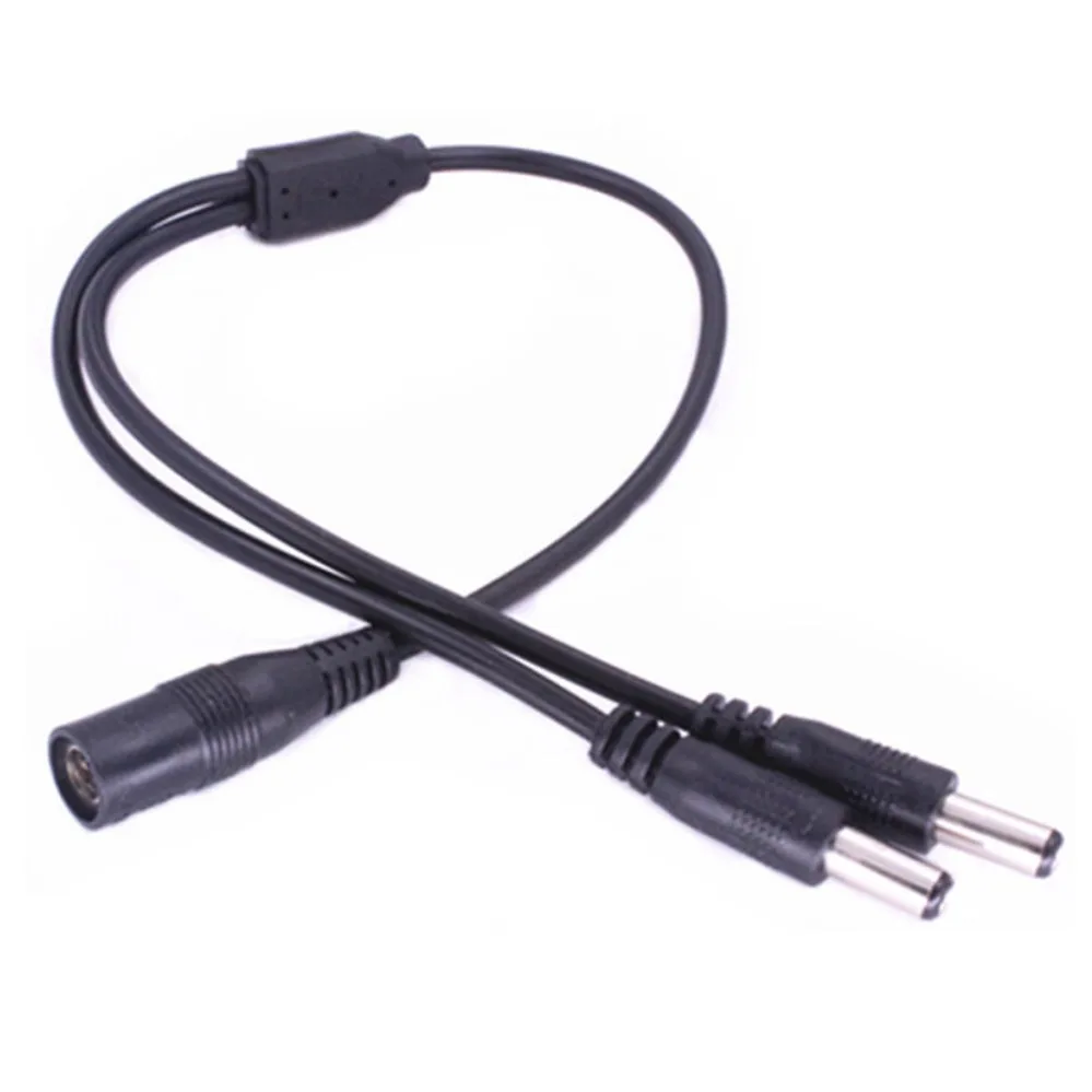 Suitable for pure copper DC 1 to 2 splitter cable 5.5 * 2.1/2 for CCTV security cameras (010)