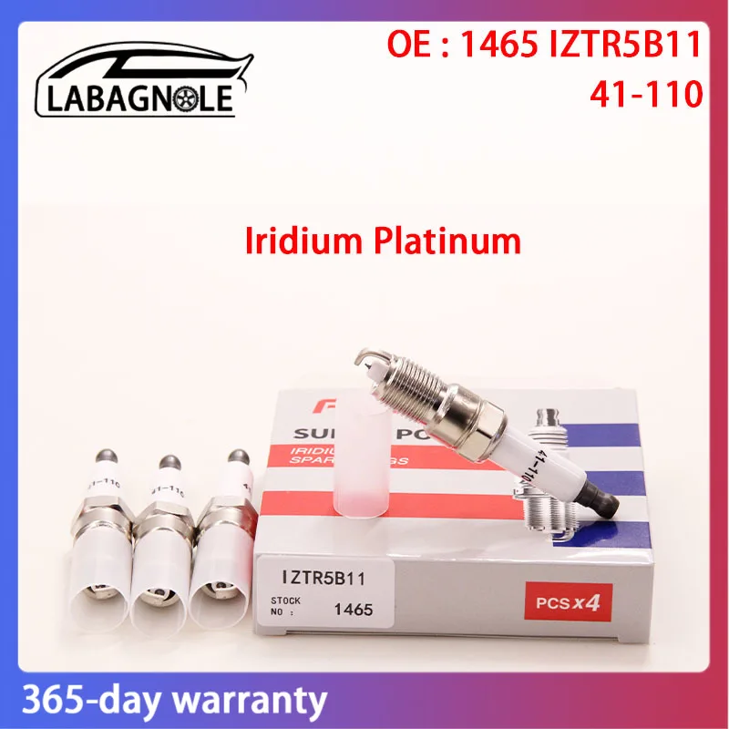 

OE Quality 1465 IZTR5B11 41-110 Spark Plug Iridium Platinum For GMC YUKON SAVANA ENVOY SIERRA HUMMER H3 H2 CHEVY TAHOE SILVERADO