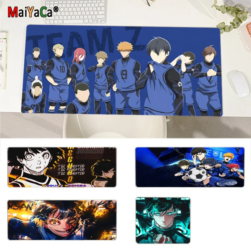 

Blue Lock Anime Mousepad Boy Pad Laptop Gaming Mice Mousepad Size For Game Keyboard Pad For Gamer