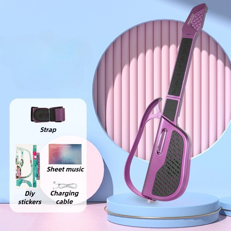Saitenlose E-Gitarre Anfänger Intelligente faltbare Gitarre Kinder Student Führen Sie elektronische Gitarren aus Multifunktionsgitarren