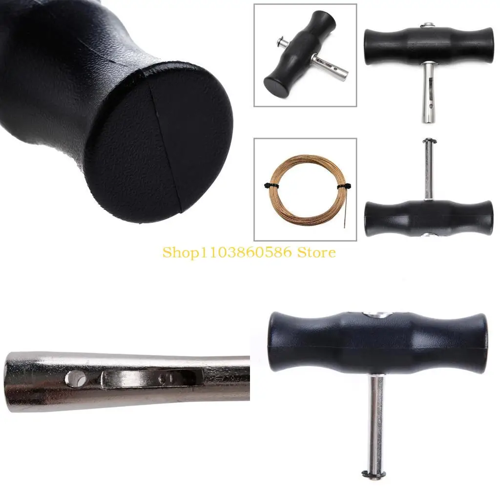 

242A Инструмент для снятия лобового стекла автомобиля Проволока для резки оконного стекла + комплект ручек