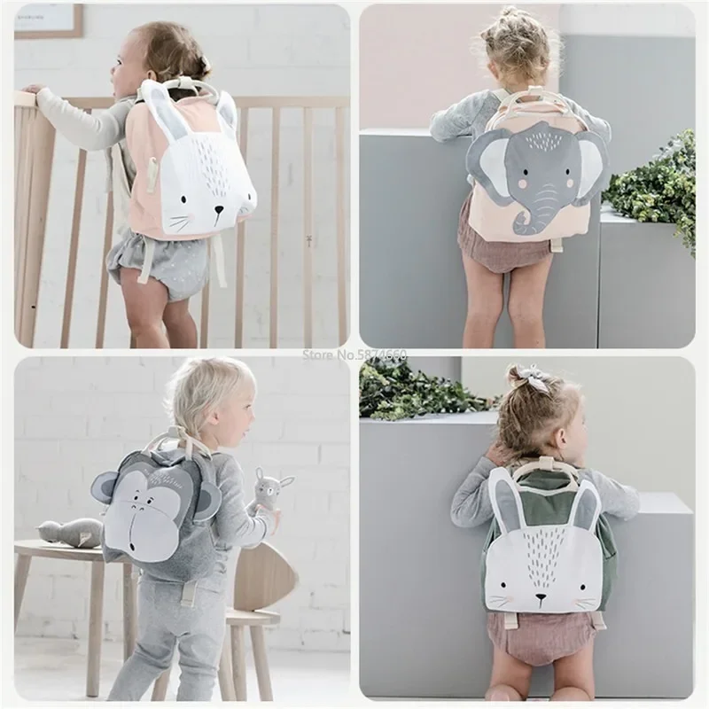 Mochilas de felpa de animales para niños, juguetes de bebé de mono y Koala, perfectos para la escuela, viajes al aire libre y aventuras de jardín de infantes