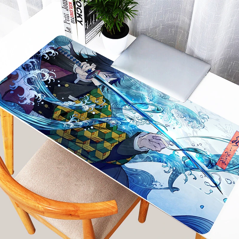 

XXL Mousepad Computer Keyboard Pad Mouse Mat Gamer Soft Mouse Pads Office Carpet Table Mat Desktop Demon Slayer Pc Mouse Pad
