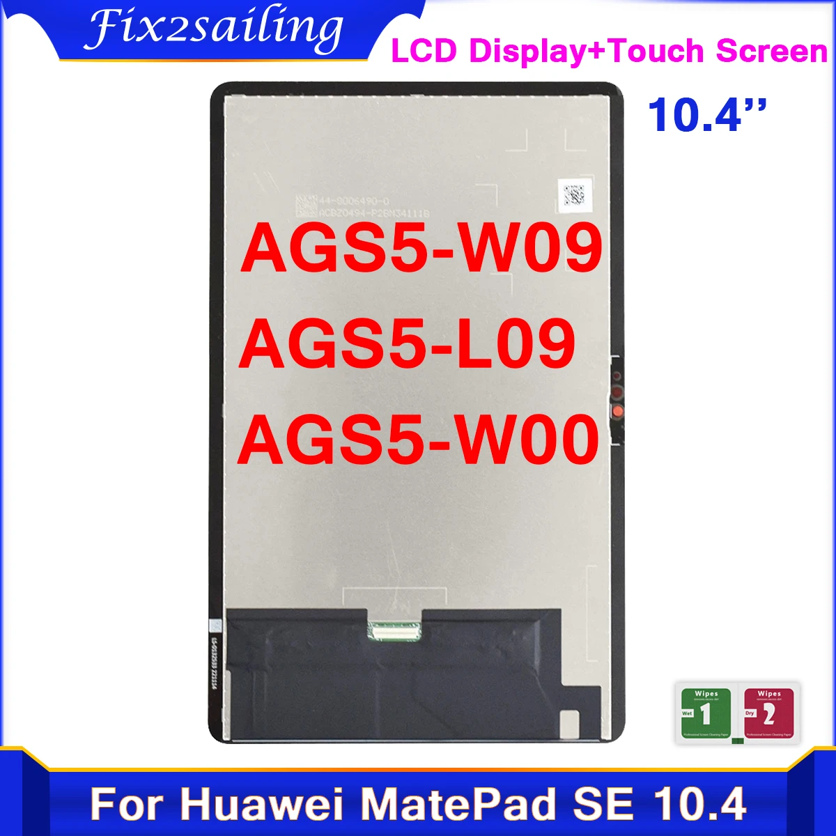 

10.4'' LCD Screen Display For Huawei MatePad SE 10.4 AGS5-W09 AGS5-L09 AGS5-W00 W59 Lcd Touch Screen Digitizer Panel Assembly