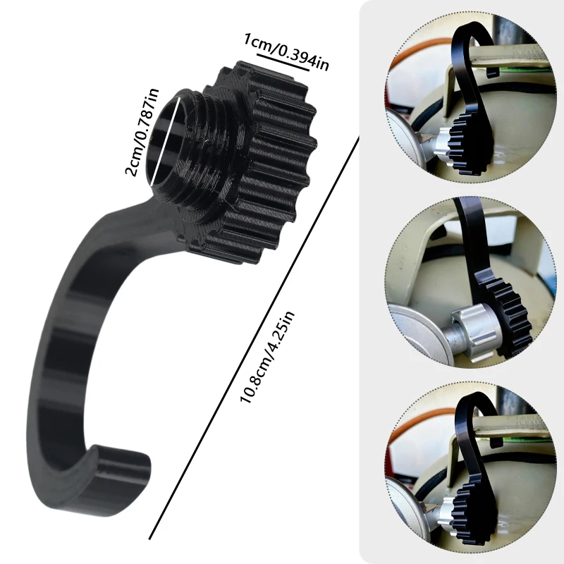 

Крючок для газового шланга на колесах, кронштейн для баллона сжиженного газа, фиксирующий кронштейн с защитой от сотрясений, кронштейн для ремня из АБС-пластика, аксессуары для кемперов