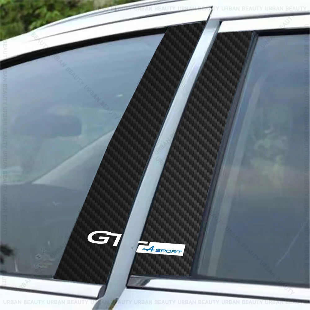 سيارة B-عمود ملصق مائي السيارات مركز عمود ملصق غطاء الثلاثي نافذة ديكور ل جبال الألب A110 GT 4 A290 A390 GTS A110S A110R #4