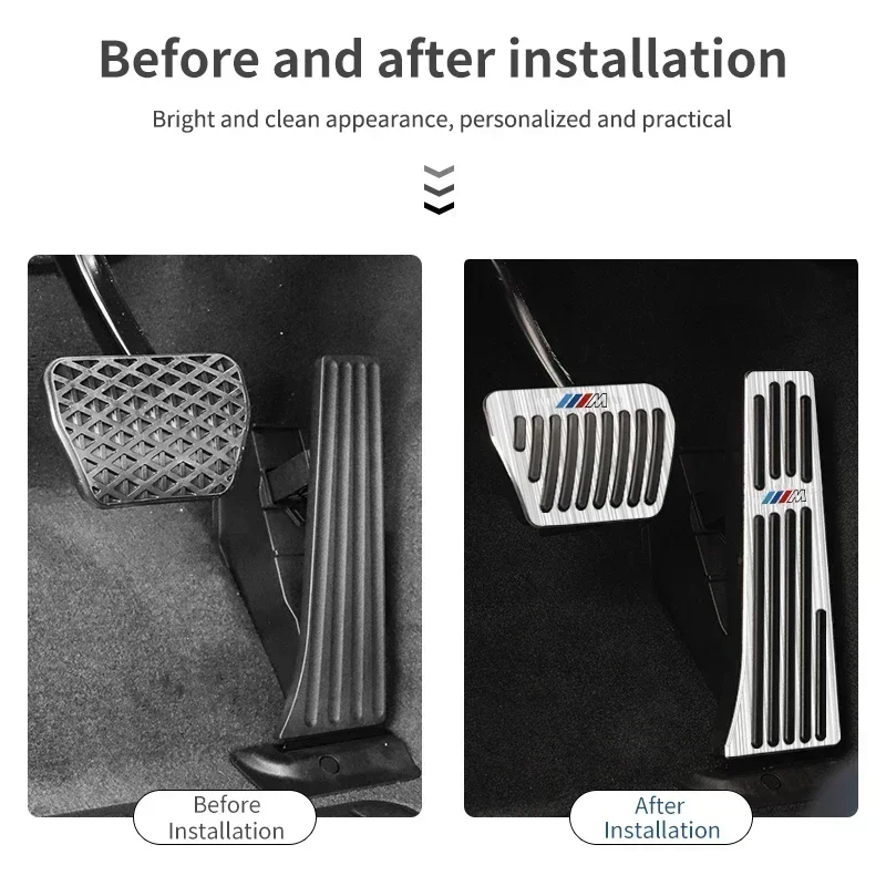 

Накладки на педали для BMW 5 серии X5 F10 F07 F30 E90 E60 G23 E83 E84 G30 G20 F10 F15 F48 G01 G02 G05 G32 G60, накладка на педаль тормоза