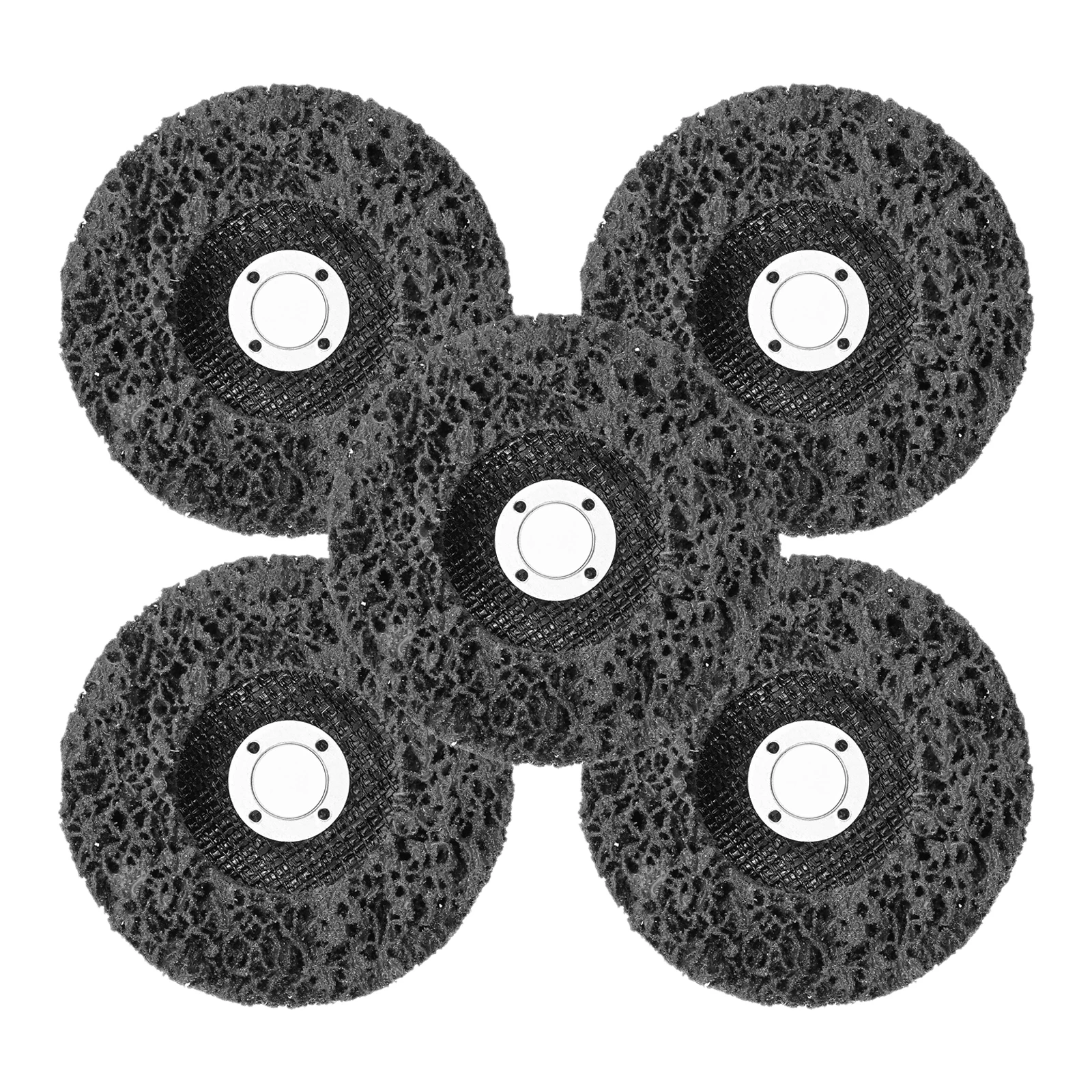 5pcs 4 Inch Stripping Disc Rust Remover Wheel for Angle Grinders Clean Remove Paint Grinding Polishing for Wood Metal Fiberglass