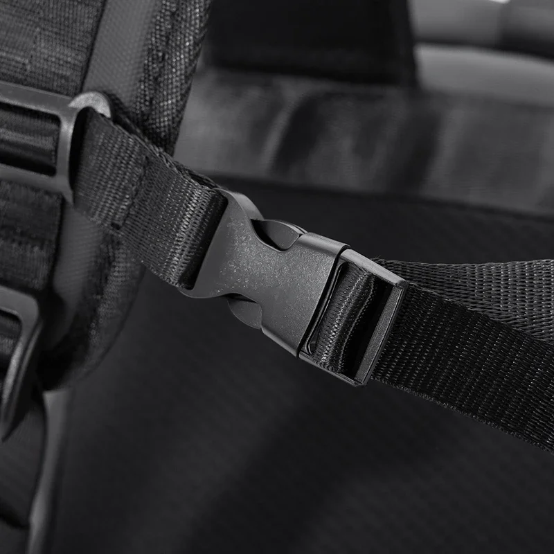 Unisex Modischer Minimalistischer Großraum-Wasserdichter Rucksack Tragbare College-Schultasche Trendiger Designer-Rucksack für Männer – Detail 28