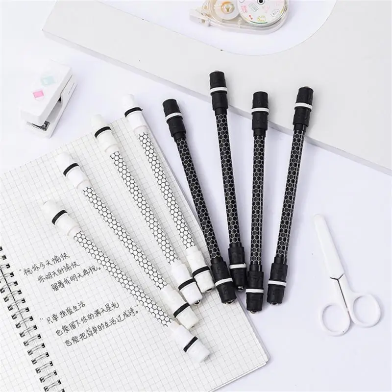 Spinning Ballpoint Pen Hand Spinner Stress Relieve Rotating Anti Slip Writing Gel Pens Stationery Office School Supplies