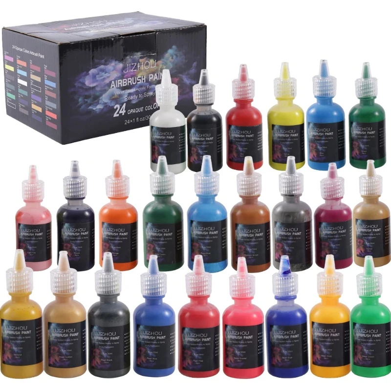 Gundam Model 12/18/24 Color 30ml Multi Purpose Painting Spray Pen Acrylic Paint Airbrush Special Water Based Acrylic Pigment Set