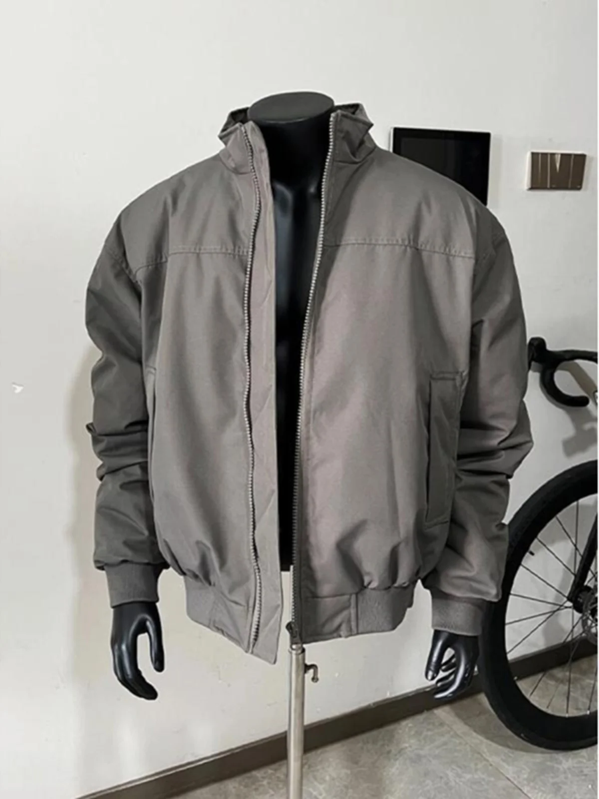 

American Sle Pilot Jaet Men's Spring Autumn Tee Proof Outdoor Fce Lined Baseball Coat Loose Fit Youth Faion