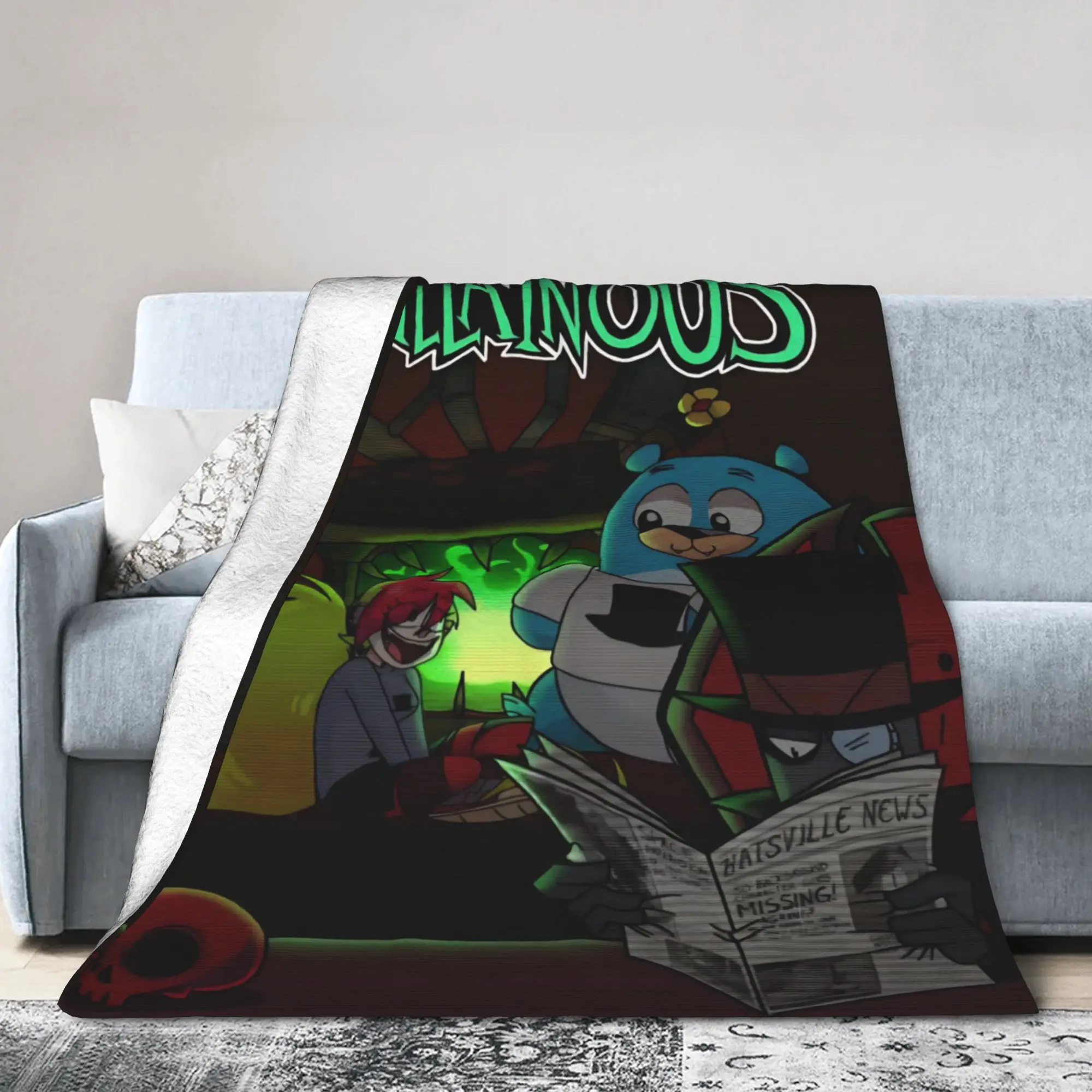 Villainous Comdy Blanket Ultra-Soft Flannel Cozy Gift  Throw Blanket Plush Thin Quilt
