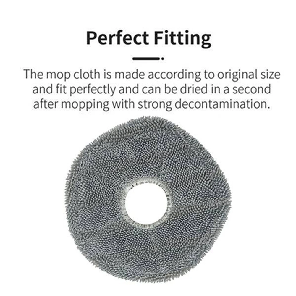 6 قطعة مجموعة قطع غيار ل Eufy X9 Pro جهاز آلي لتنظيف الأتربة فرشاة دوارة فرش جانبية قابل للغسل تصفية ممسحة الملابس_ABGP