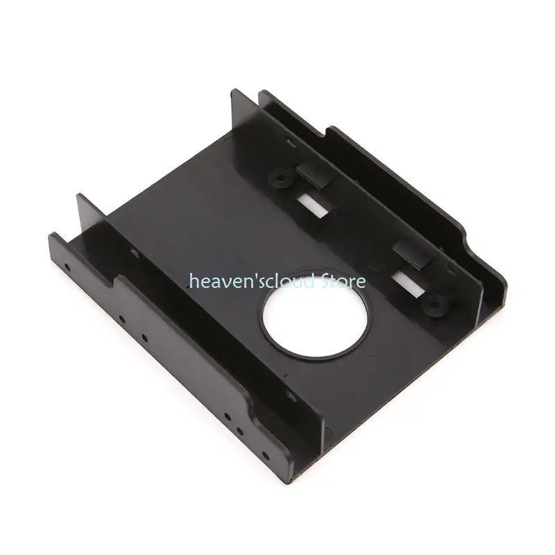 Y88B 2,5 "a 3,5" Drive Drives HDD SSD SSD Suporte montagem Dual Bay Caddy