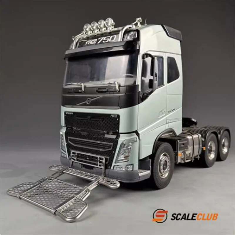 SCALECLUB 1/14 Dla VOLVO FH750 Osłony zwierząt Dla Tamiya Lesu Dla Benz Rc Ciężarówka Przyczepa Wywrotka