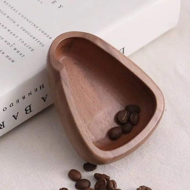 Wooden Coffee Beans Dose Trays Shovel Scoops with Spray Bottle Set Dosing Cup Espresso Coffee Accessories Bean Kitchen Tools
