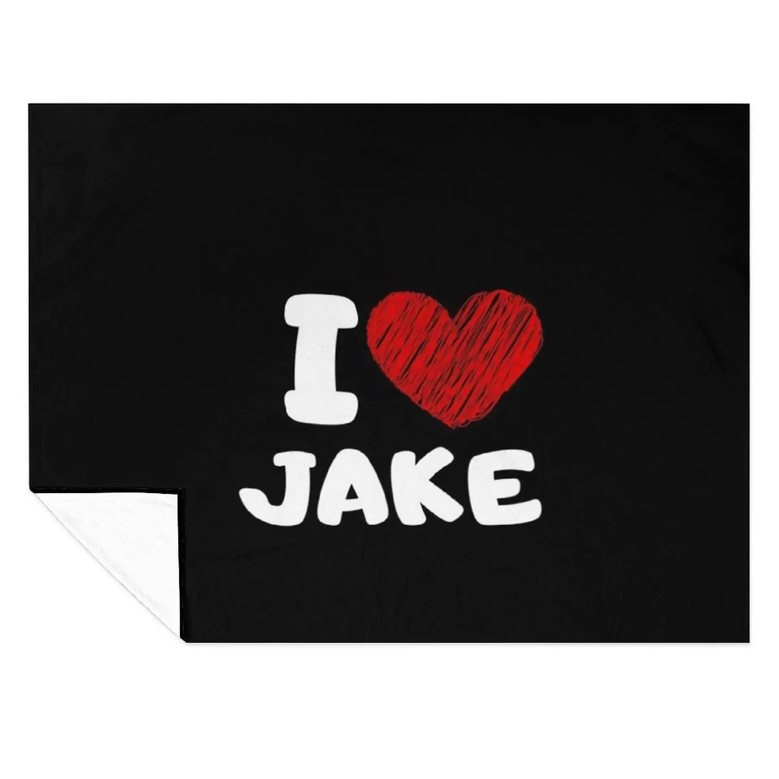 

I Love Jake, I Heart Jake Family lover Throw Blanket Winter beds Bed Fashionable Luxury Designer Fashion Sofas Blankets