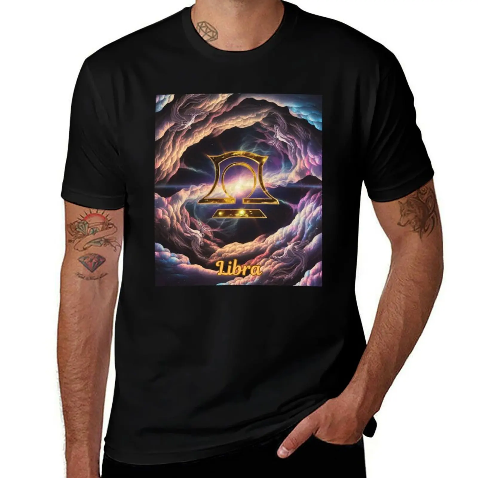 Libra Zodiac T-Shirt Big Size Loose Fit Tee Shirt