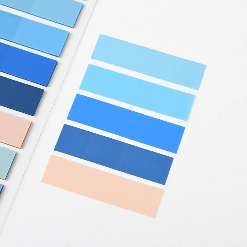 Self Adhesive Index Tabs Set Waterproof Transparent Page Marker Tabs PET Label Annotation Tabs Label Stickers