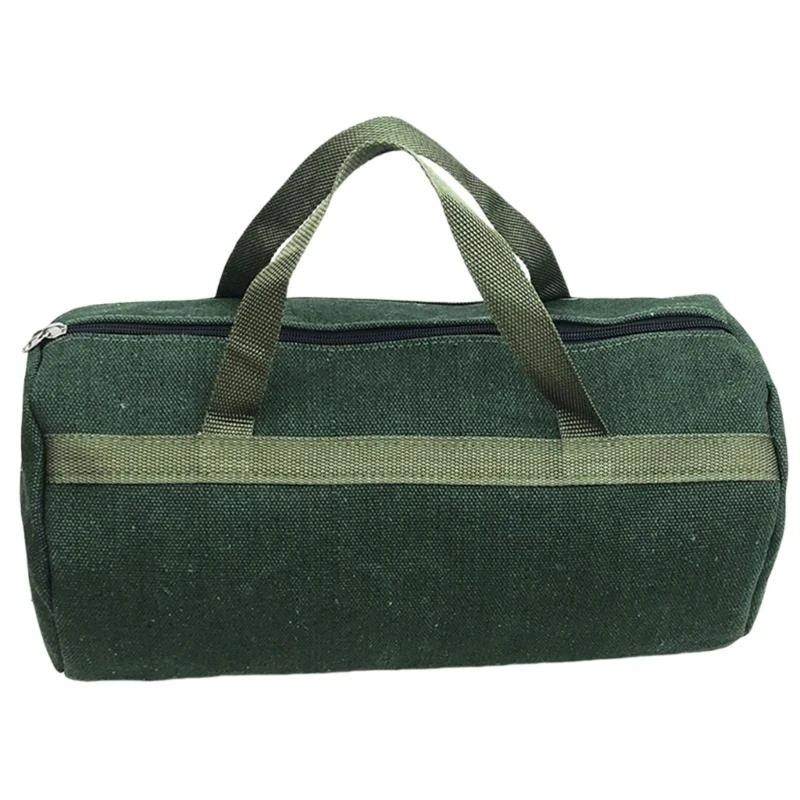 Y3NA Electrician's Canvas Tool Bag Featuring Sturdy Construction Tool Organizers Electrical Tool Carrying Bag Quick Retrieval