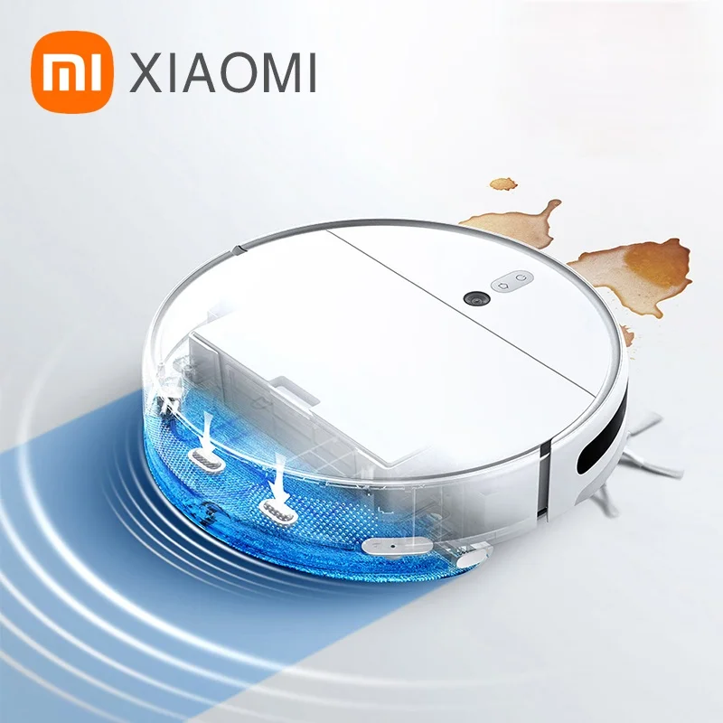 

New XIAOMI MIJIA 2C Robot Vacuum Cleaner Mop for Home Sweeping Dust Sterilize 2700PA Cyclone Suction Washing Mop Smart Planned