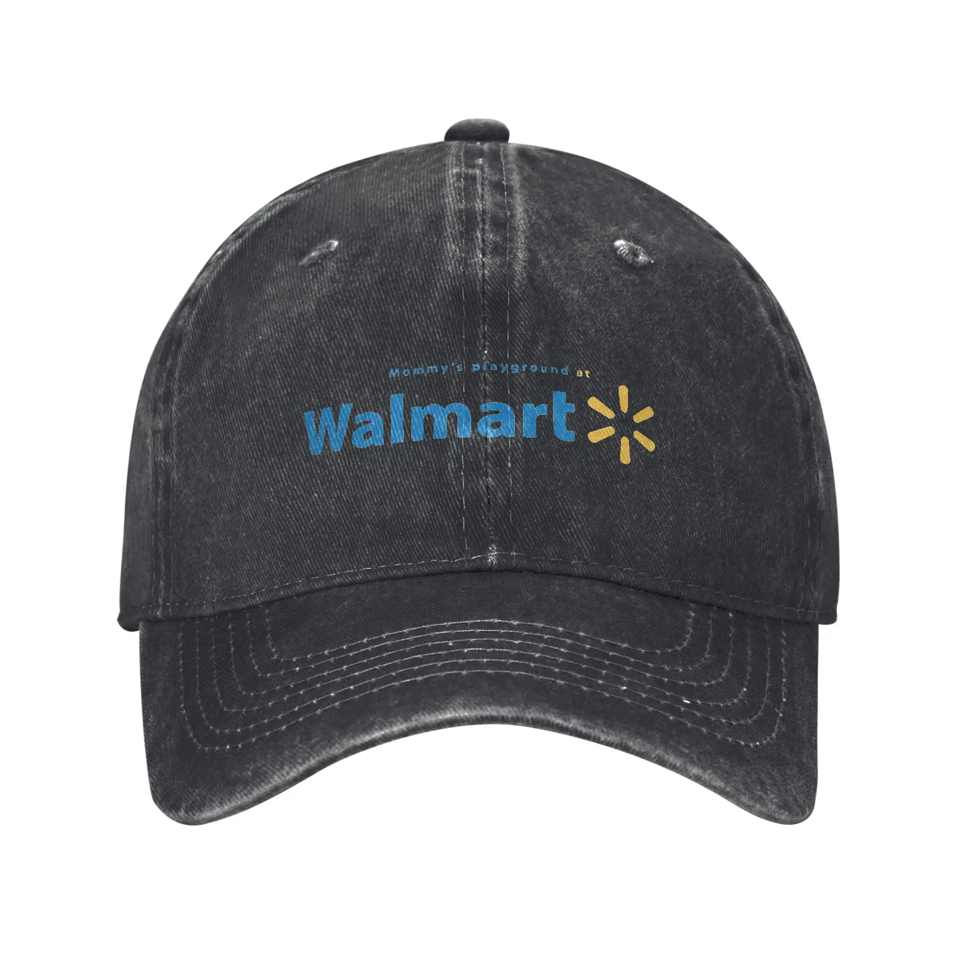 Gorra de Béisbol Casual de Mezclilla Walmart, Ajustable, Unisex, para Verano