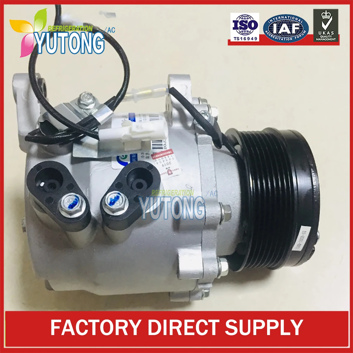 ATC-116-J4 AC Compressor for Brilliance Jinbei Hiace DK4A