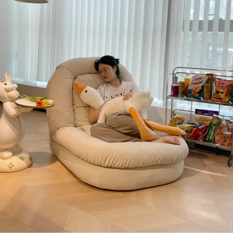 Human kennel lazy sofa living room balcony multifunctional online celebrity sleeping and lying folding recliner single small sof