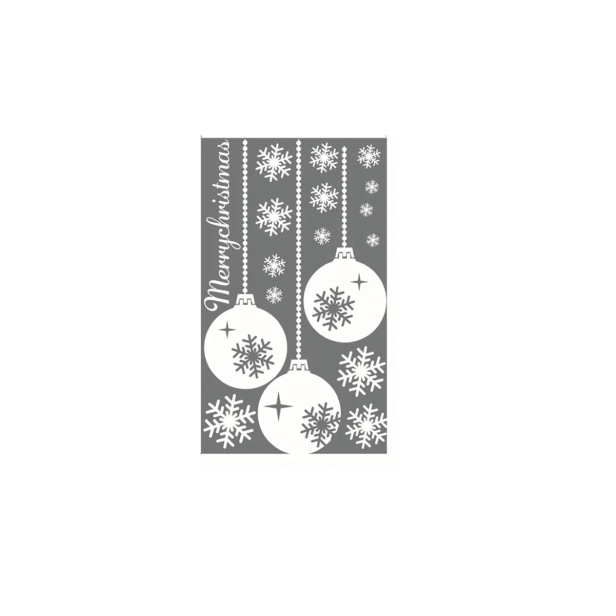 

Christmas Snowflakes Wall Decals Eco-Friendly Window Stickers Living Room Bedroom Office Decorations Wall Decals