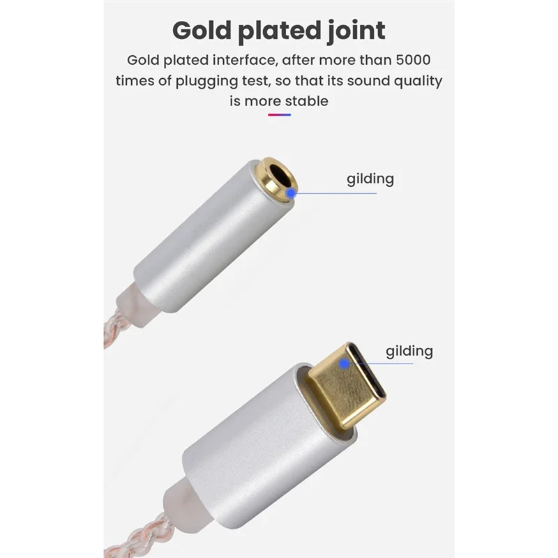 AMPLIFICADOR DE Auriculares HIFI DAC USB tipo C a 3,5 Mm adaptador de Audio para auriculares 32 bits 384Khz decodificador Digital convertidor auxiliar