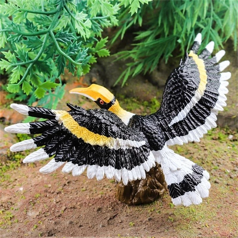 Y4QA Realistic Toucan Model Figure for Home Decoration Model Bird Animal Toy Car Desk Decors Kids Educational Observation Toy