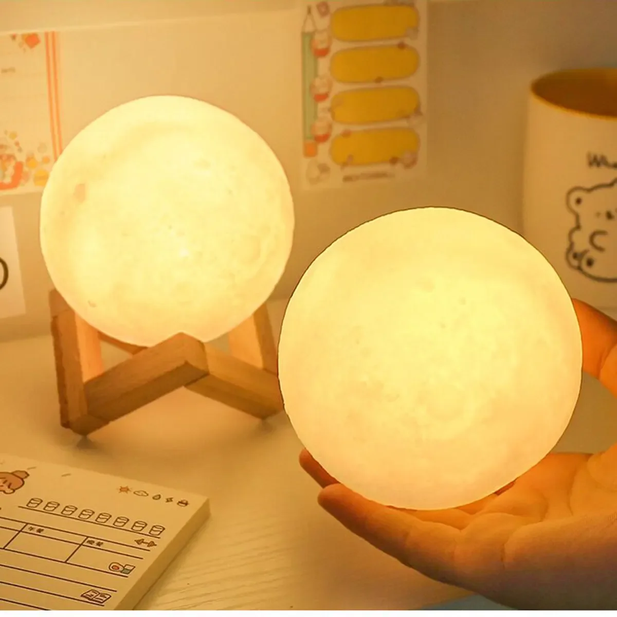 Moon Light LED Bedroom Bed Decoration Ambiance Light Nightlight