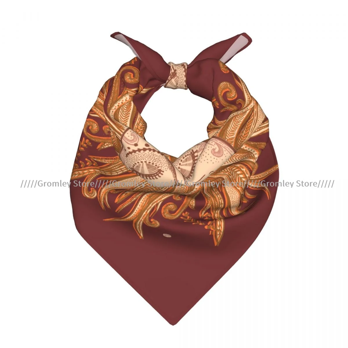 

Sun Illustration Square Scarf Ladies Casual Head Neck Wrap