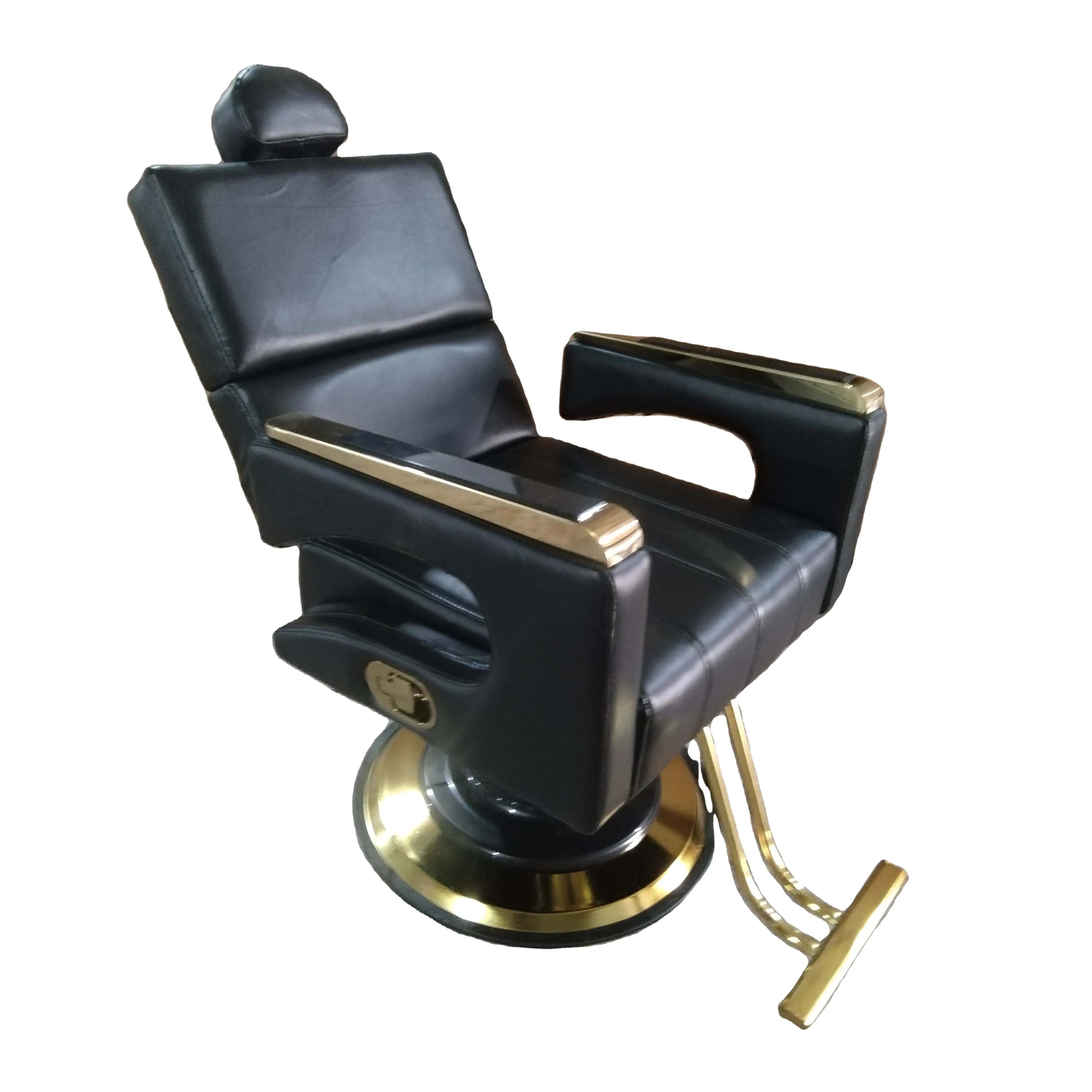 

High-End Adjustable Synthetic Leather Salon Chair for Barbershop 8 Years Warranty MOQ 1