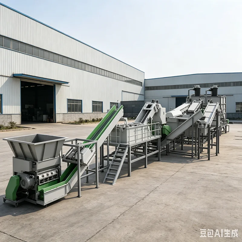 Glue Removing PET bottle washing recycling line Special for Waste Adhesive PET Bottle Cleaning Recycling Line