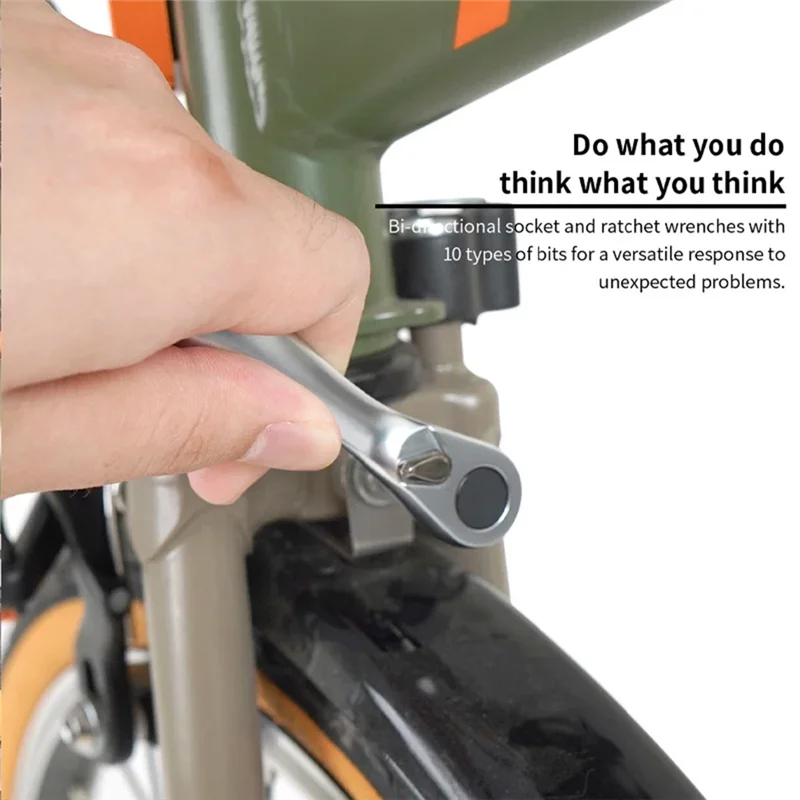 

A44M Tool Inner Storage Bag And Wrench Bicycle Accessories Bicycle Mounting Tools