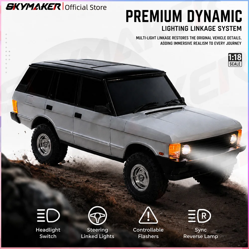 New LDRC 18401 LD18401PRO 1:18 RC Sensored Brushless 4WD Motor Off-Road Truck 2.4G Remote Control Car Model Toy Gift For Boys