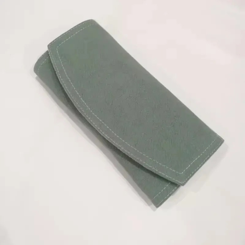 Fabric Stationery Box, 8-Hole Pen Bag, Fountain Pen Roll-up Pencil Case
