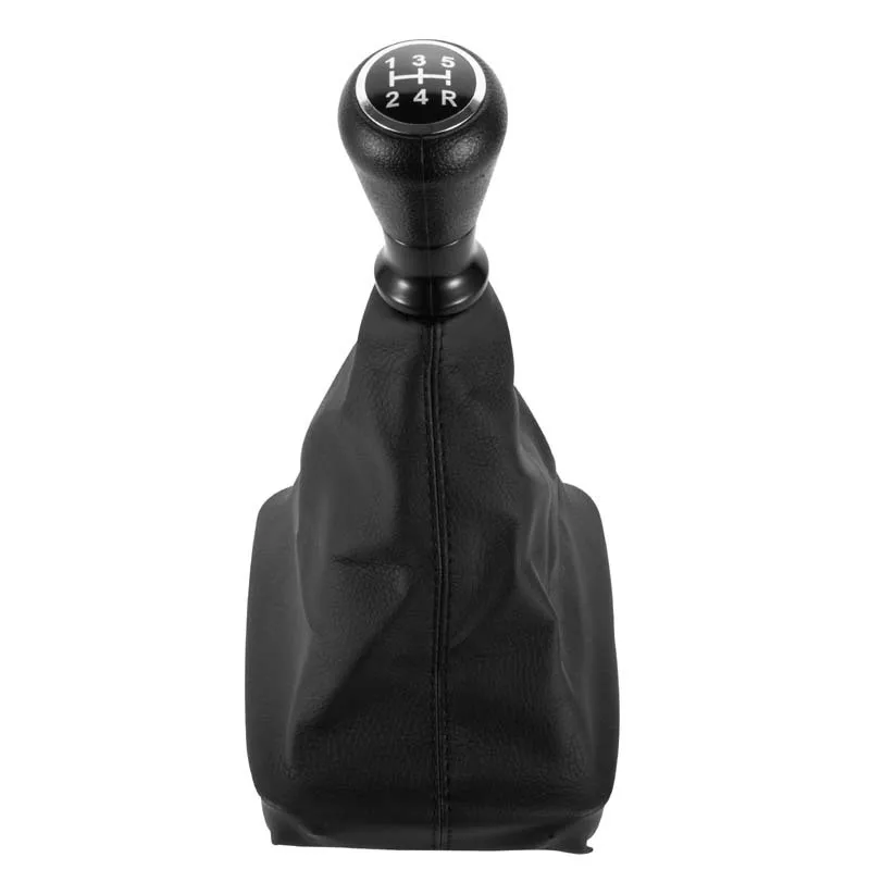 5 Speed Gear Knob Handball Shift Booth Lever Dust Cover For Peugeot 206 406 