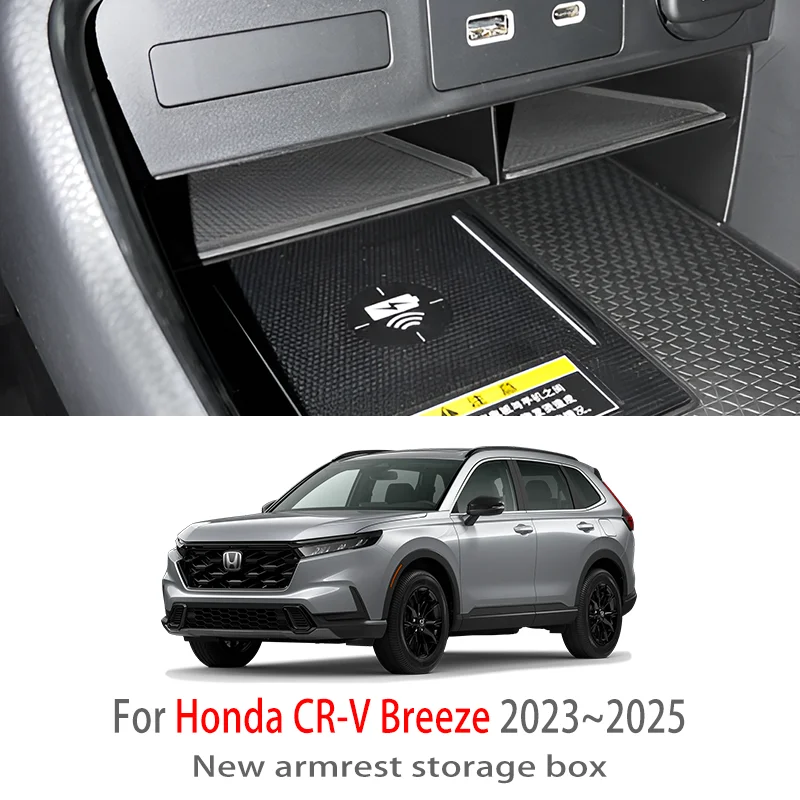 

Car Accessories For Honda CR-V Breeze 2023~2025 Center Console Armrest Storage Multifunctional Storage Box Auto Interior Parts