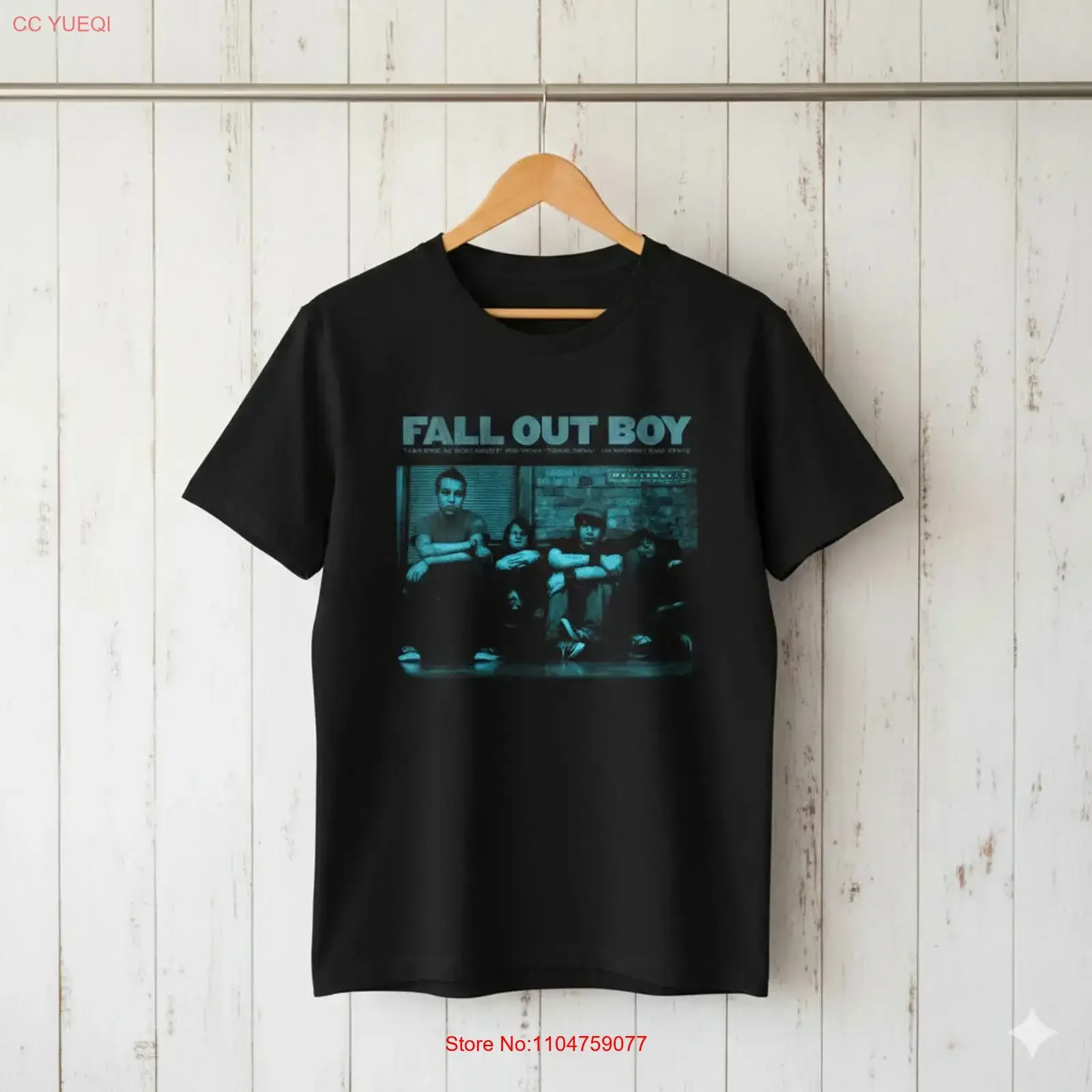 Early 2000s Emo Pop Punk Band Photo T Shirt Black Alt Rock T681 vintage Washed Casual designer clothes Top For Everyday Wear